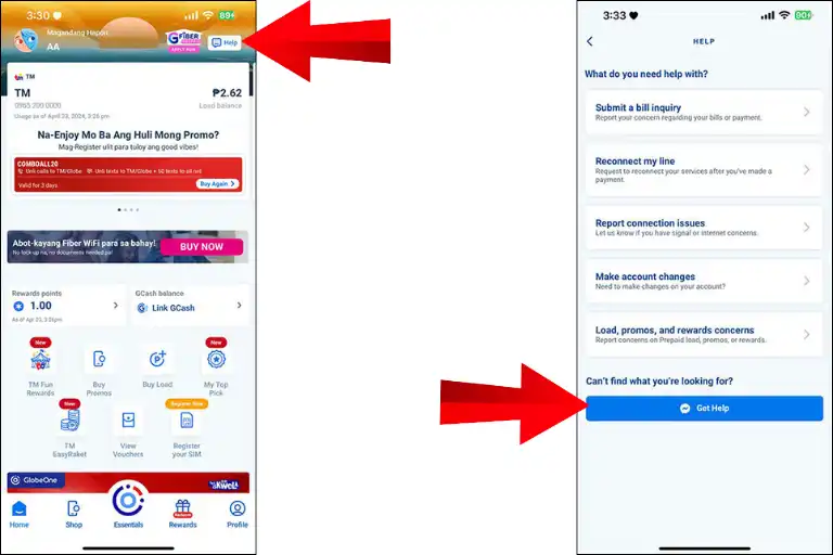 Using GlobeOne App