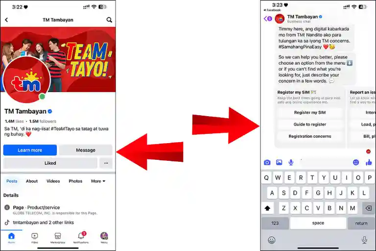 Through Messenger