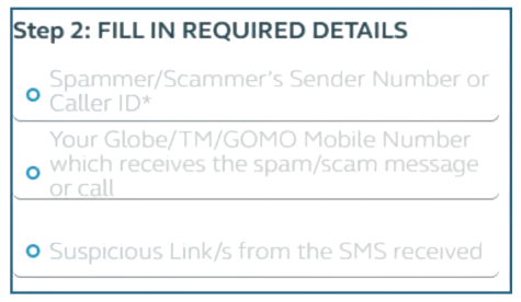 Fill details: