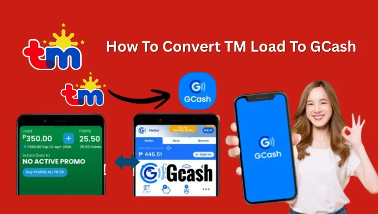 Transfer Or Convert TM Load To GCash