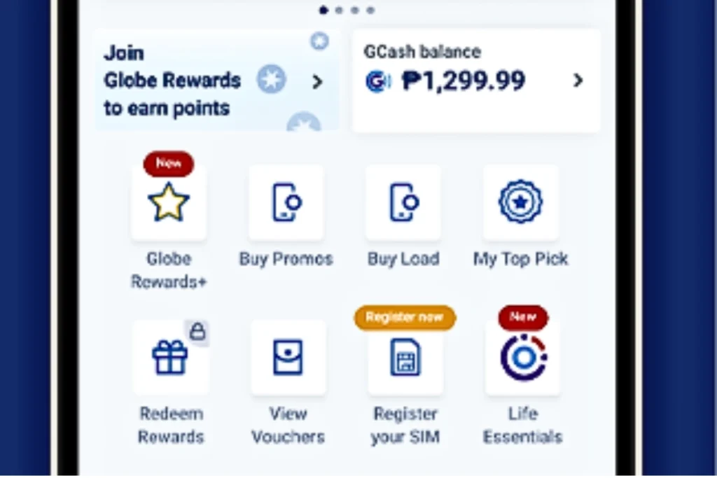 “Join Globe Rewards to Earn Points”