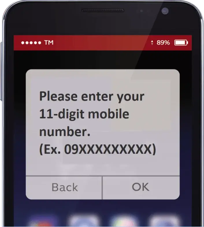 11 digit TM mobile number